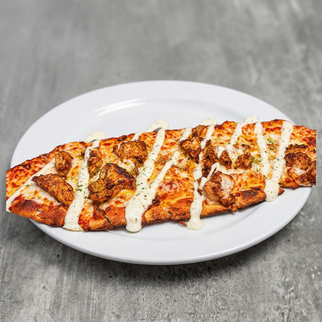 Buffaloed Again Flatbread.
